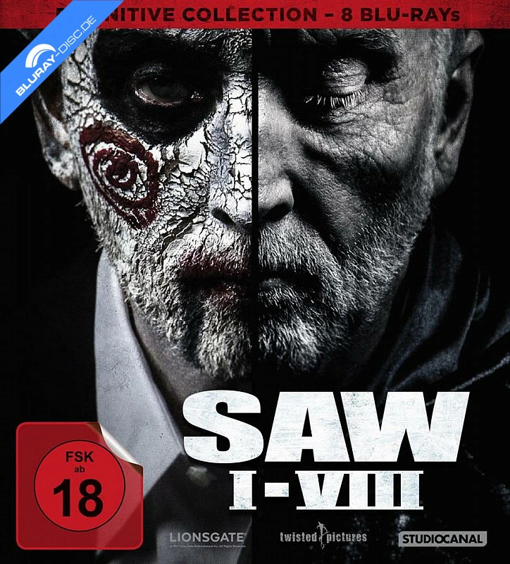 Saw · Teil I–VIII (Kollektion) · StudioCanal · Definitive Collection · Deutschland · CUT