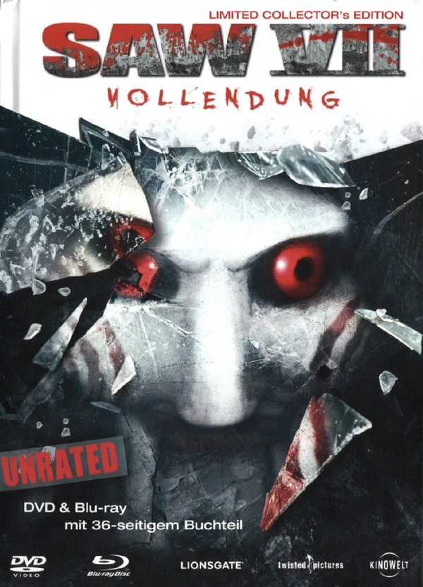 Saw 3D – Vollendung · Kinowelt · Limited Collector’s Edition · Unrated