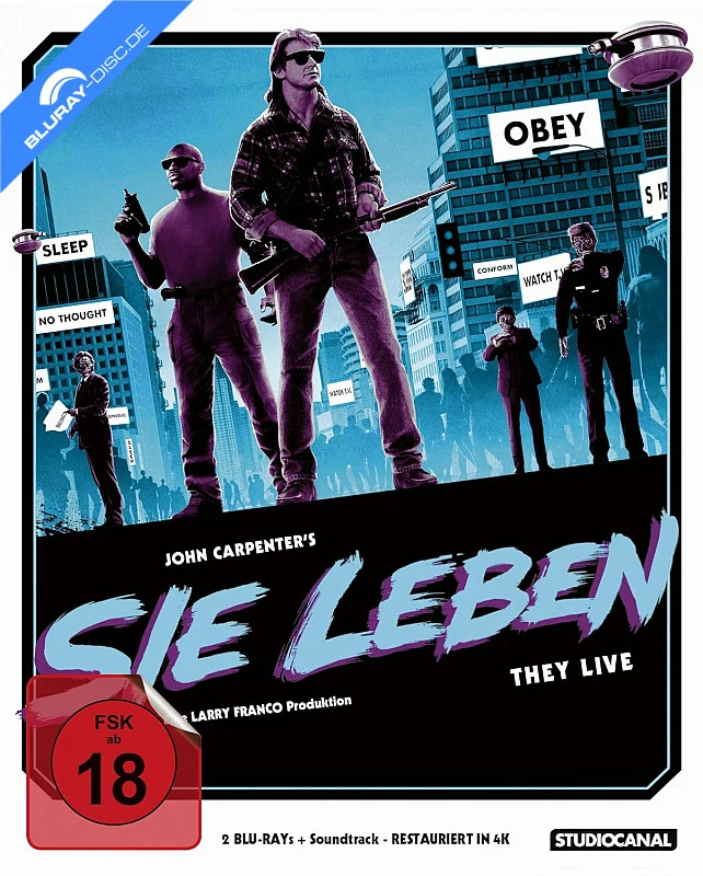 Sie leben · StudioCanal · 4K Remastered Limited Soundtrack Digipak Edition