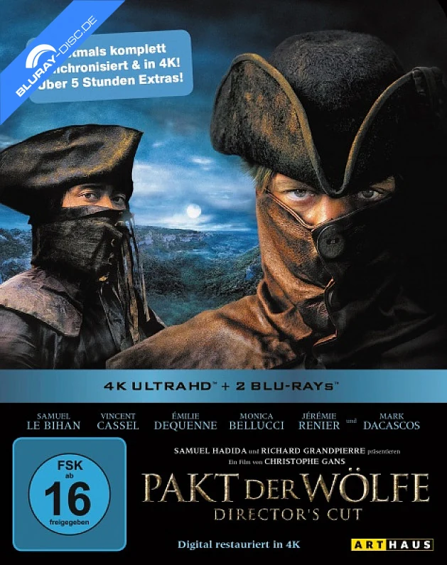 Pakt der Wölfe · Arthaus · 4K Remastered Limited Steelbook Edition