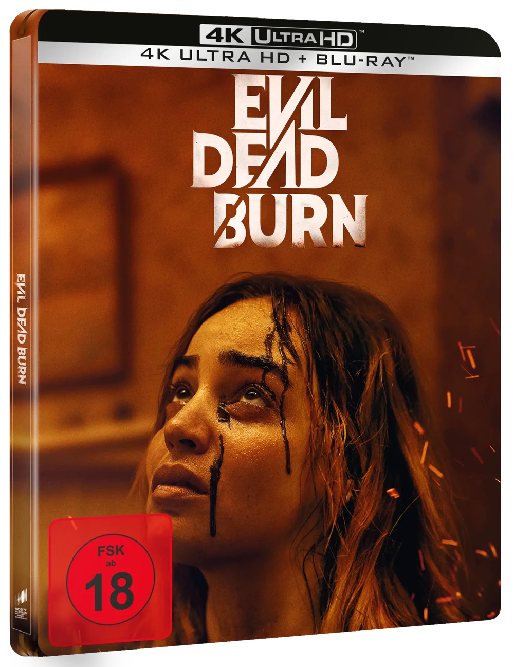 Evil Dead Burn · Sony Pictures Home Entertainment · Deutsches 4K UHD + Blu-ray Steelbook