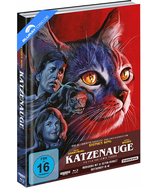 Katzenauge · StudioCanal · 4K Limited Mediabook (Timo-Würz-Artwork)
