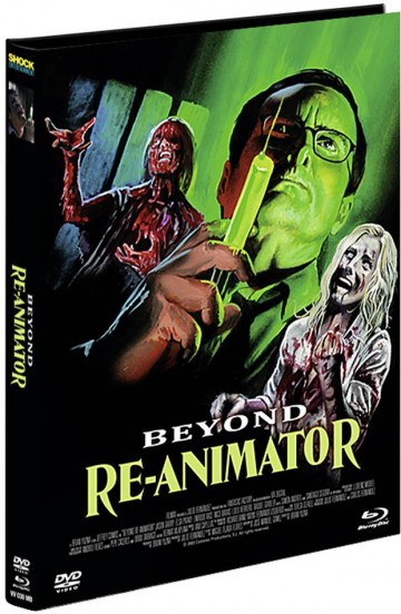 Beyond Re-Animator · Shock Entertainment · Cover B anhand identischer 500er-Auflage, Soundtrack-Beilage und EAN editionsspezifisch nachgewiesen; ursprünglicher Datenbankeintrag nennt das Cover nur allgemein.