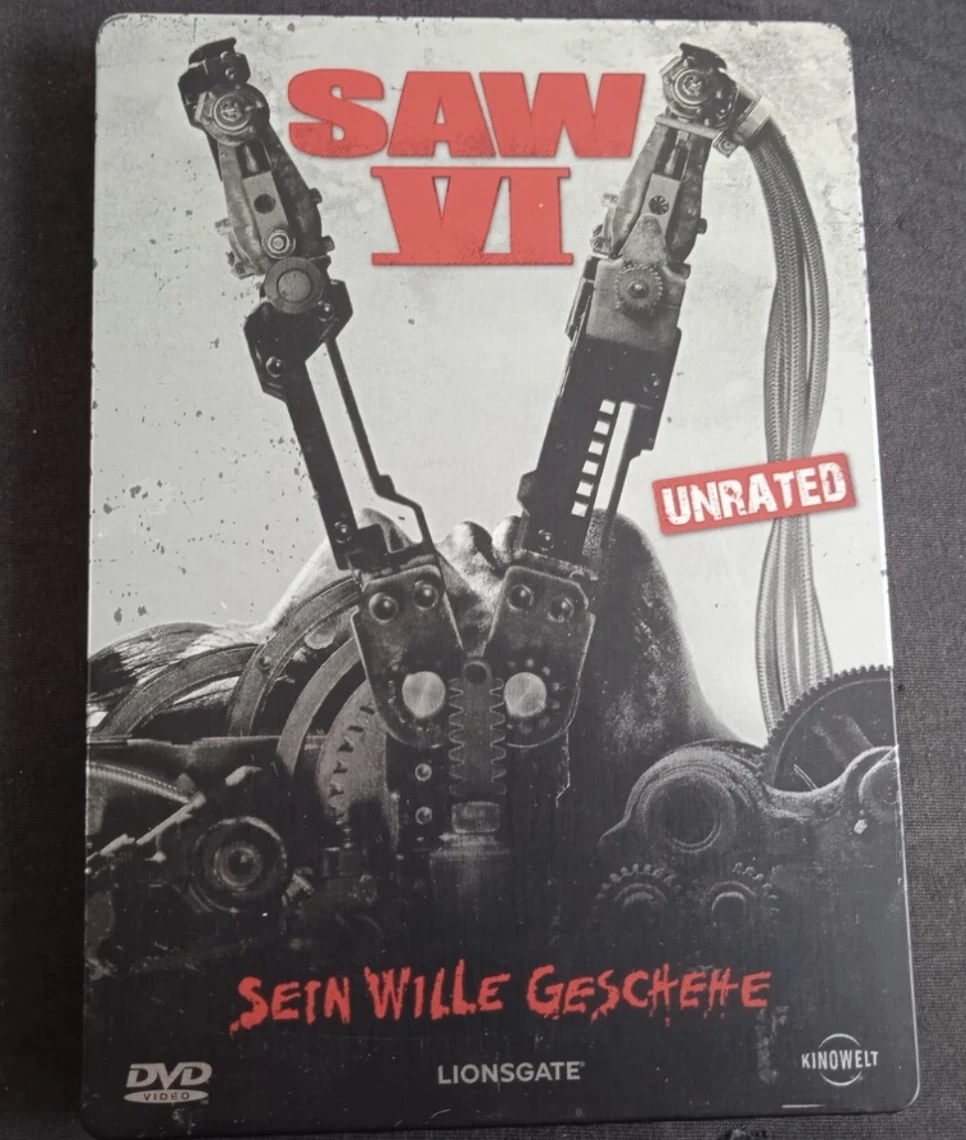 Saw VI · Kinowelt · Unrated Steelbook · Verleih