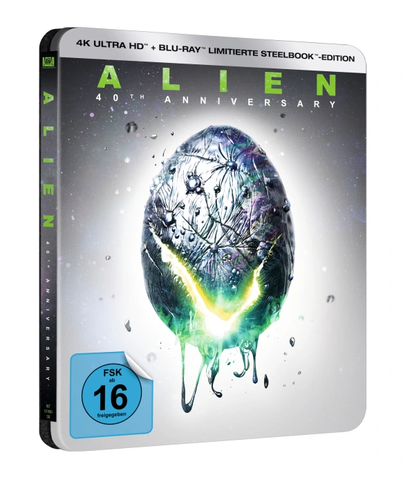 Alien – Das unheimliche Wesen aus einer fremden Welt · 20th Century Fox · „Alien“ 40th Anniversary Steelbook auf 4K Ultra HD Blu-ray veröffentlicht | AREA DVD