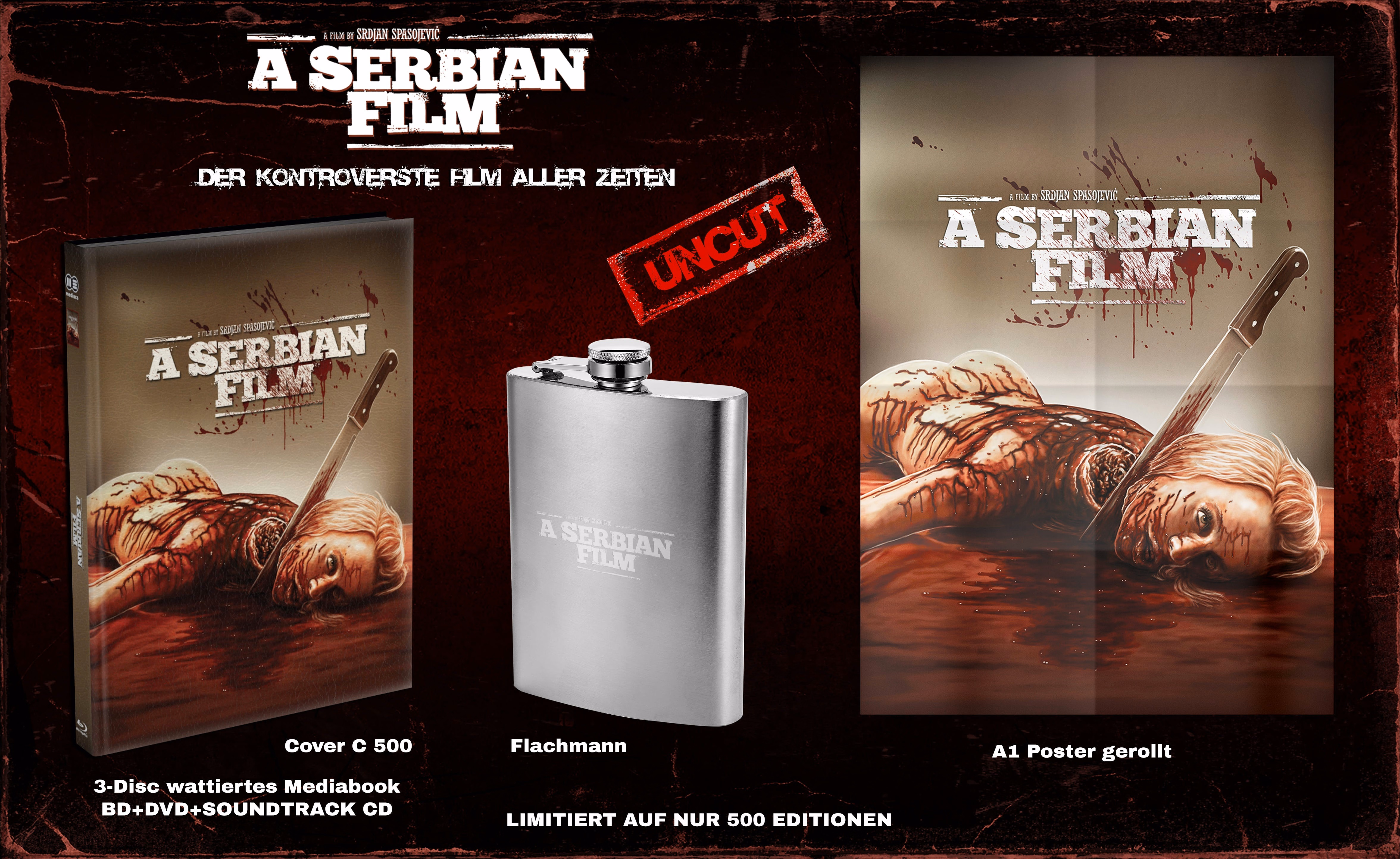 A Serbian Film · Mediacs · Cover C · Mediabook + Flachmann + A1-Poster