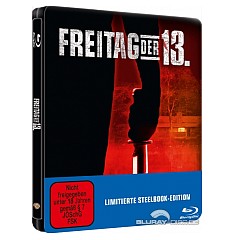 Freitag der 13. (1980) · Warner Home Video · Deutscher Titel · rot-schwarzes Messermotiv