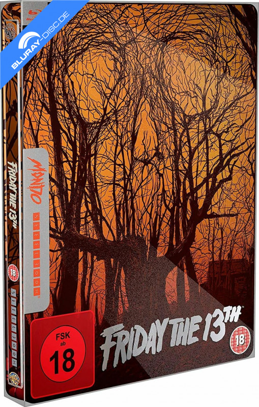 Freitag der 13. (1980) · Warner Home Video · Mondo X #023 · Francesco Francavilla · Waldmotiv mit transparentem O-Card-Schuber