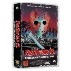 Freitag der 13. – Todesfalle Manhattan · Paramount Home Entertainment / 84 Entertainment · CIC-Videokassetten-Artwork · Kassetten-Dummy mit Magnetlasche