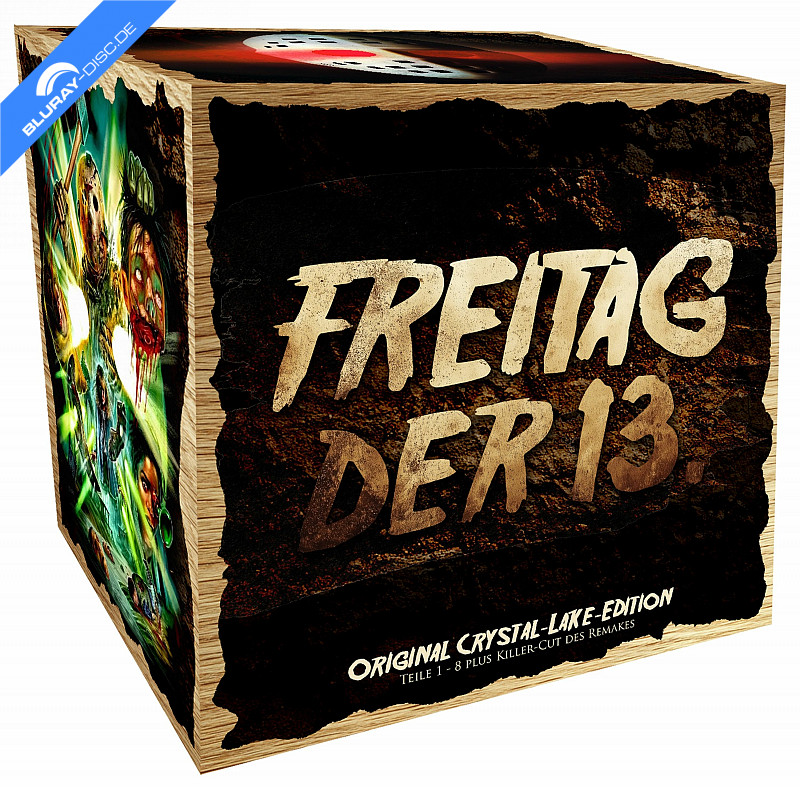 Freitag der 13. · Teil 1-8 + Remake (Kollektion) · Paramount / Filmrunner · Crystal Lake Edition · Box A