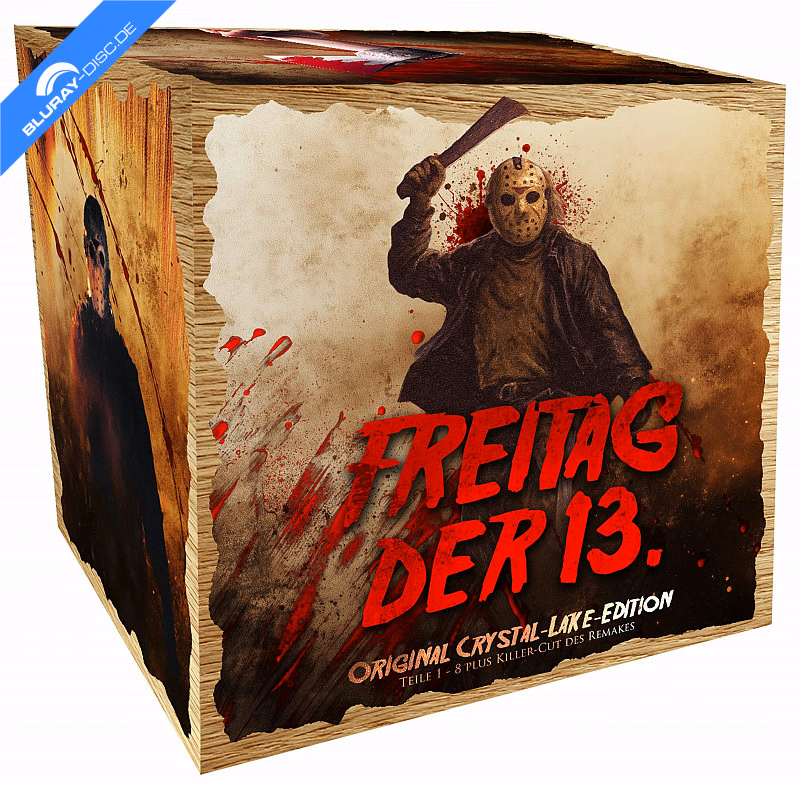 Freitag der 13. · Teil 1-8 + Remake (Kollektion) · Paramount / Filmrunner · Crystal Lake Edition · Box B