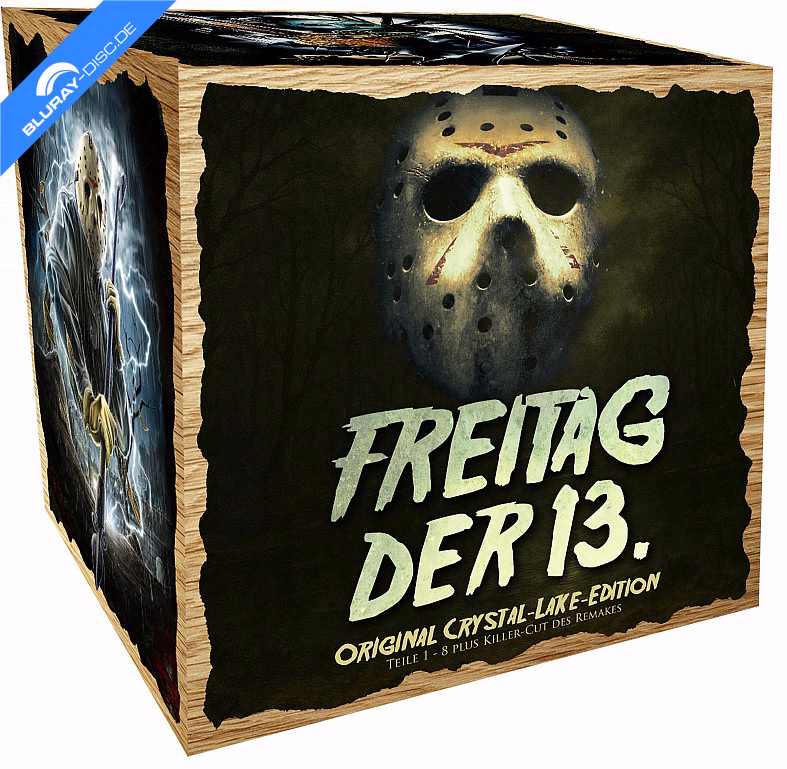 Freitag der 13. · Teil 1-8 + Remake (Kollektion) · Paramount / Filmrunner · Crystal Lake Edition · Box C