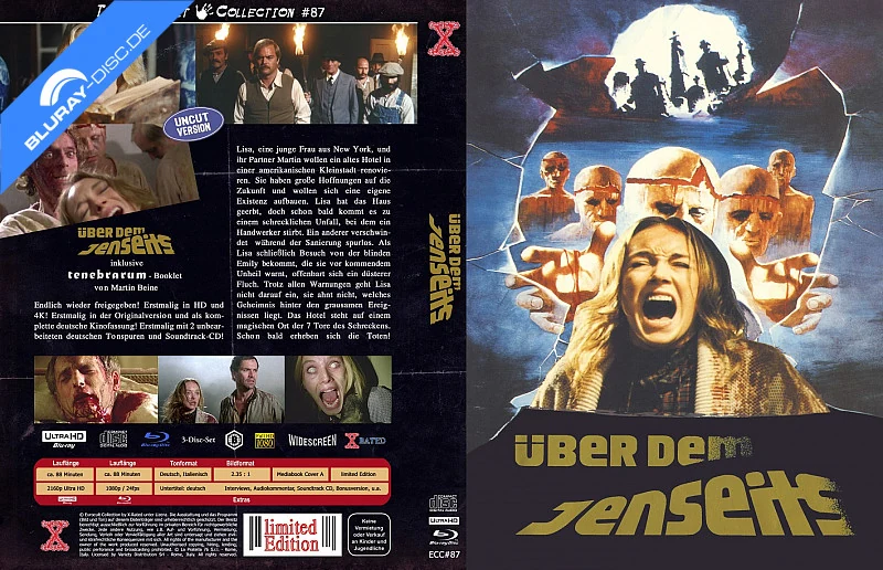 Die Geisterstadt der Zombies / Über dem Jenseits · X-Rated · Cover A