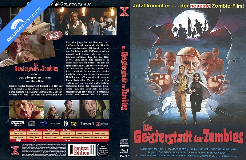 Die Geisterstadt der Zombies / Über dem Jenseits · X-Rated · Cover B