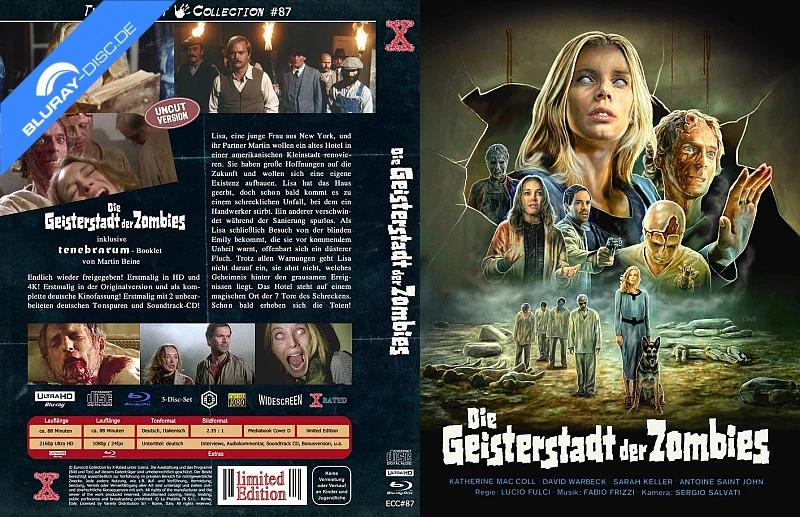 Die Geisterstadt der Zombies / Über dem Jenseits · X-Rated · Cover D