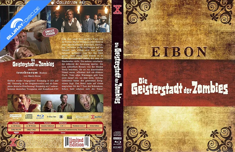 Die Geisterstadt der Zombies / Über dem Jenseits · X-Rated · Cover F