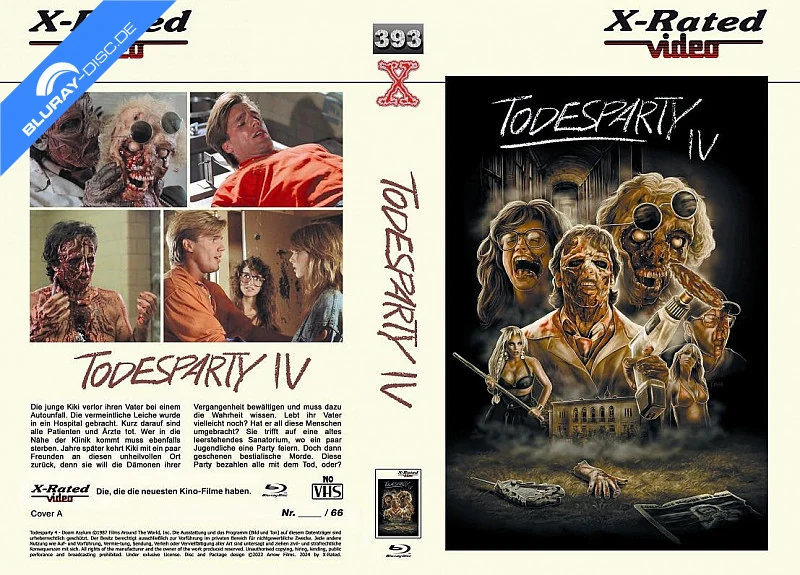 Todesparty IV – Doom Asylum · X-Rated · Cover A