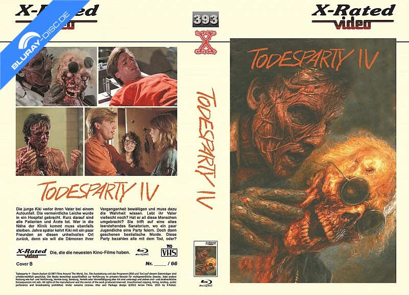Todesparty IV – Doom Asylum · X-Rated · Cover B
